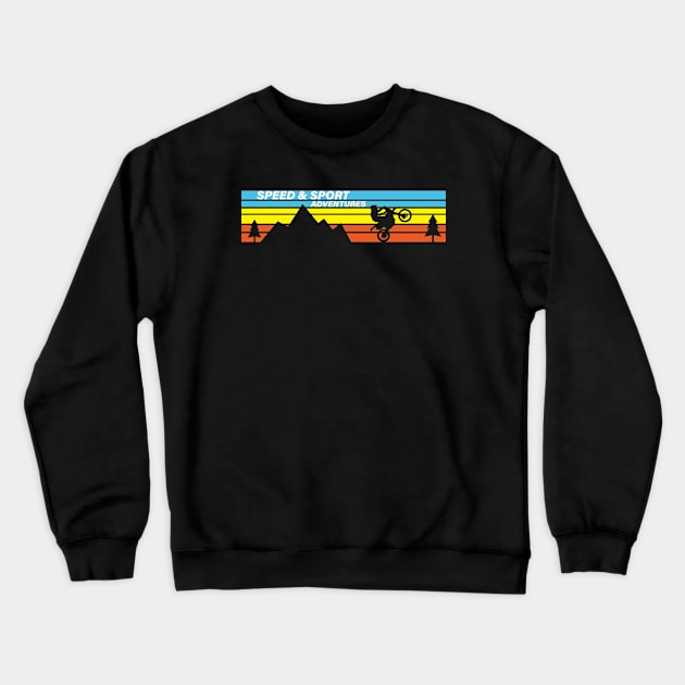 Desert Riding Crewneck Sweatshirt by Speed & Sport Adventures